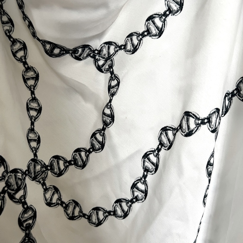 L’AGENCE Jasmina Camisole Tank In Black And White - Picture 12 of 12
